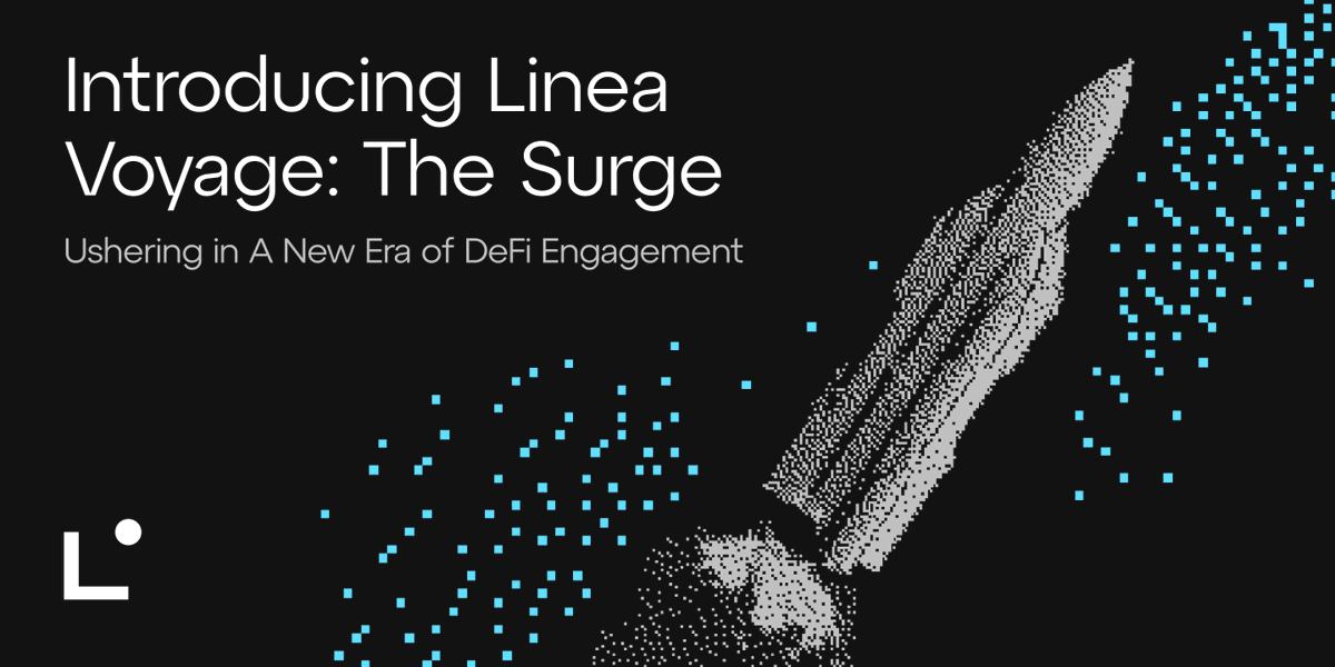 Summoning TVL… [please bridge now]🔮 In April, Linea will introduce an exciting new program named “The Linea Voyage: Surge”. ⚡️ As the grand Voyage enters its final chapters, this event will bring the last missing piece to our ecosystem: liquidity. But start now to maximize