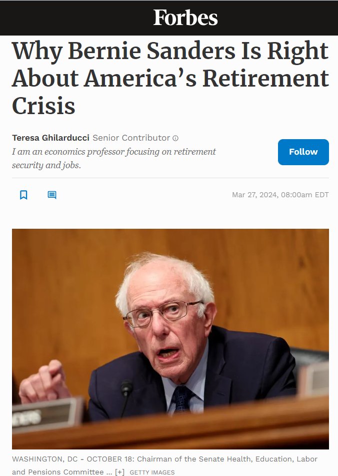tghilarducci's tweet photo. My latest: why @biggsag and @RepublicanStudy are wrong about America's retirement crisis--and why @SenSanders is right.
https://t.co/tGNDHldpVn
@BernieSanders @HELPCmteDems @AARPpolicy @NIRSonline https://t.co/BVzkiXujHs