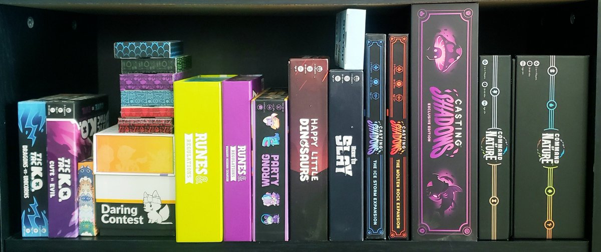 My #Kickstarter edition of the Command of Nature #boardgame from <a href="/UnstableGamesHQ/">Unstable Games</a> arrived today with a few extra add-ons for their other games! Looks like I'm going to have to combine more of my base games with their expansions to free up some more room on my <a href="/TeeTurtleHQ/">TeeTurtle</a> shelf.
