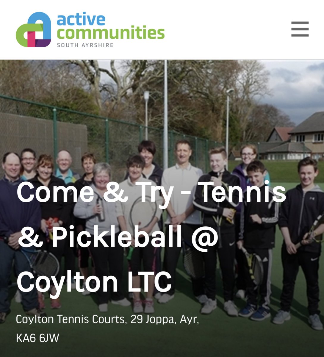 ⭐ Play Tennis & Pickleball for free each over the Easter holidays. 🎾 Open to age 8+ sessions will be hosted at @Coylton Tennis Courts, each Thursday - 13.00-15.00! Book online to reserve your spot now... shorturl.at/egloq @CoyltonPrimary @CoyltonCommCo