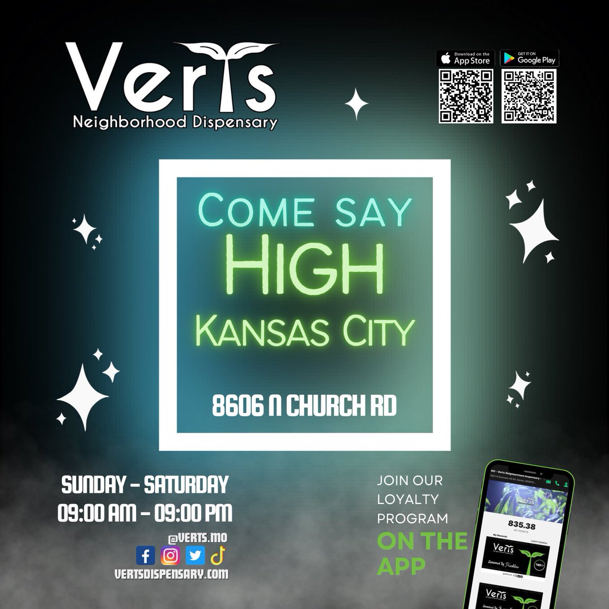 vertsmo's tweet photo. Swing by &amp; say HIGH 👋🏼✨ 
We are here until 9 pm 🌱 https://t.co/o0xgidcPdf