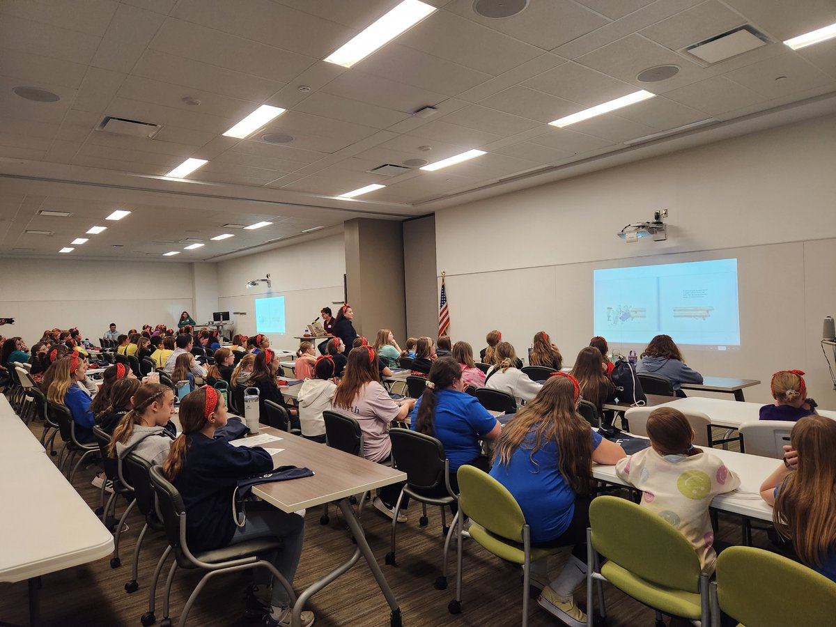 Today marked the second annual #BotsIQ Girls Exploring Technology Day! We had over 100 elementary school girls learning about careers in technology, robotics, and electronics! Thank you to our sponsors for making today's event possible, the Benedum Foundation and @WestFayWIB.