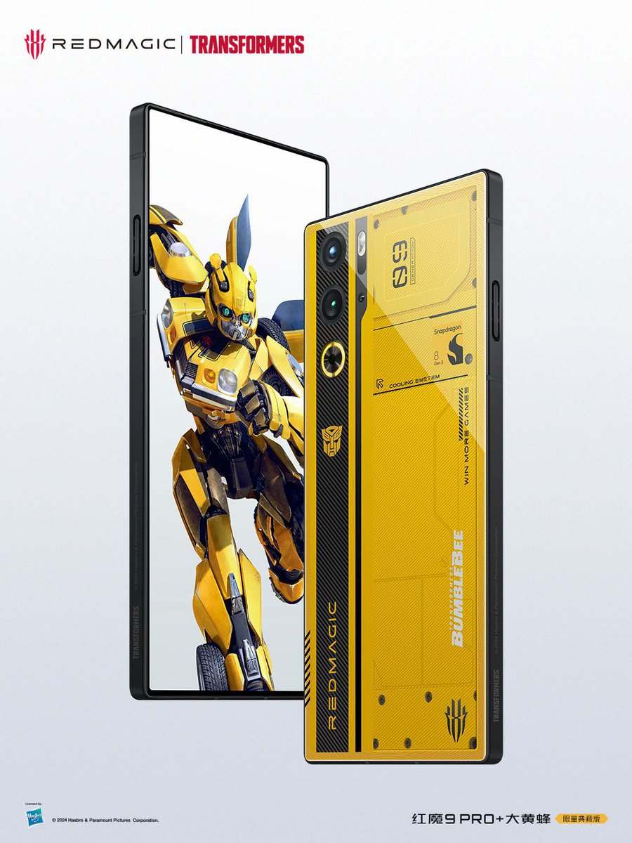 DrPhone0079's tweet photo. Redmagic 9 Pro Plus Transformers
شاشة 6.8Inch نوع أموليد بدقة +FHD
معالج SD8 Gen3
رام 16GB
ذاكرة 512GB
كاميرات 50/50/2MP
سيلفي 16MP
بطارية 5500mAh مع شحن بقوة 165W
#Dr_phone #redmagic #redmagic9proplus https://t.co/IoZ3ubNFPw