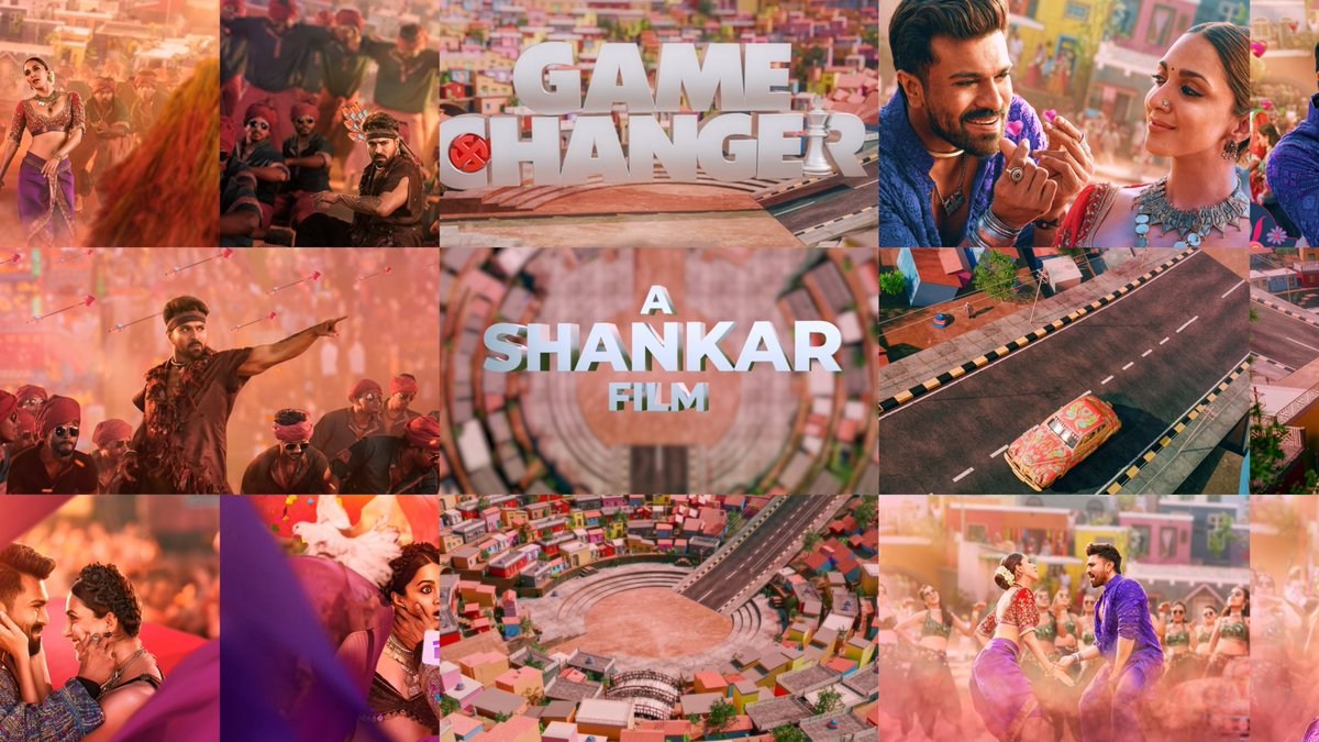 #GameChanger Lyric Video : youtu.be/45vS1-xtnp8?si… 🥁🥁 @AlwaysRamCharan @advani_kiara @shankarshanmugh @SVC_official #RamCharan #KiaraAdvani #Jaragandi