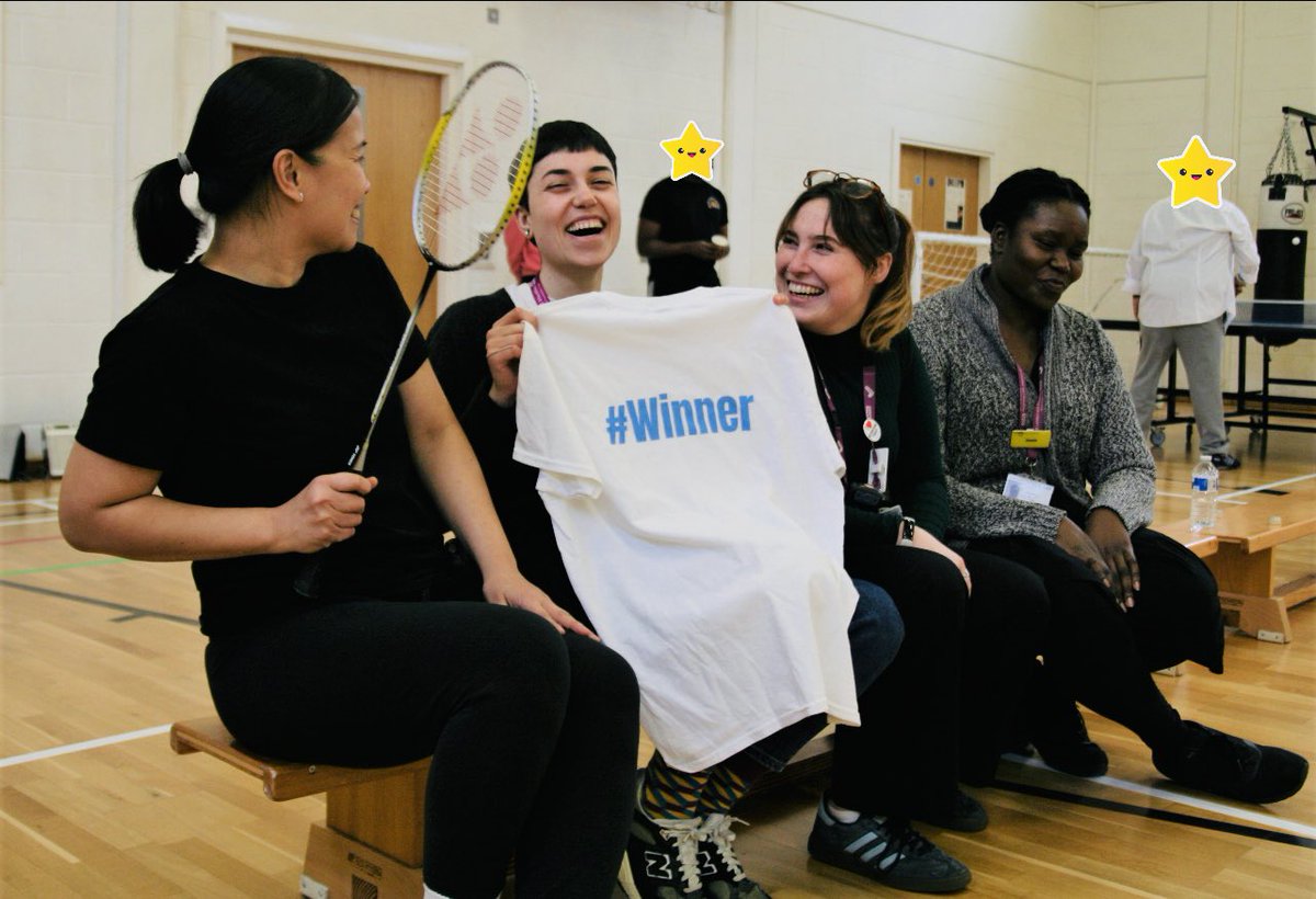 OT_Miriam πππ (@miriam_ot12) on Twitter photo Still βhangoverβ from the Badminton league we had at #RiverHouseOT.
Patients and staff played doubles and paired up showing true sportsmanship. Great work #RiverHouseClinicalExercise team. <a href="/sarahcook78/">sarah cook</a> <a href="/HarrisImogen1/">Imogen Harris</a> <a href="/Onye_SLaM/">Onye</a> Still βhangoverβ from the Badminton league we had at #RiverHouseOT.
Patients and staff played doubles and paired up showing true sportsmanship. Great work #RiverHouseClinicalExercise team. <a href="/sarahcook78/">sarah cook</a> <a href="/HarrisImogen1/">Imogen Harris</a> <a href="/Onye_SLaM/">Onye</a>