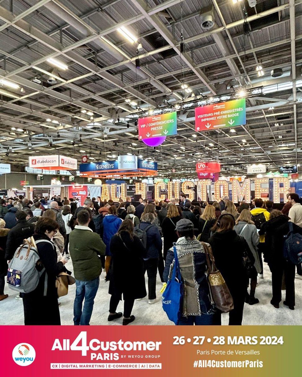 All4Customer Paris tweet media
