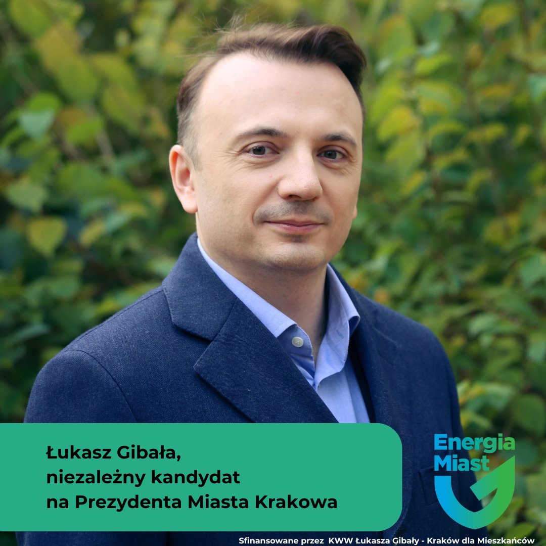 Kraków! Mamy świetnego kandydata dla Was!
Łukasz Gibała - lider działającego od 9 lat stowarzyszenia Kraków dla Mieszkańców. Samorządowiec i przedsiębiorca, doktor nauk humanistycznych, poseł na Sejm VI i VII kadencji.
<a href="/LukaszGibala/">Łukasz Gibała</a>