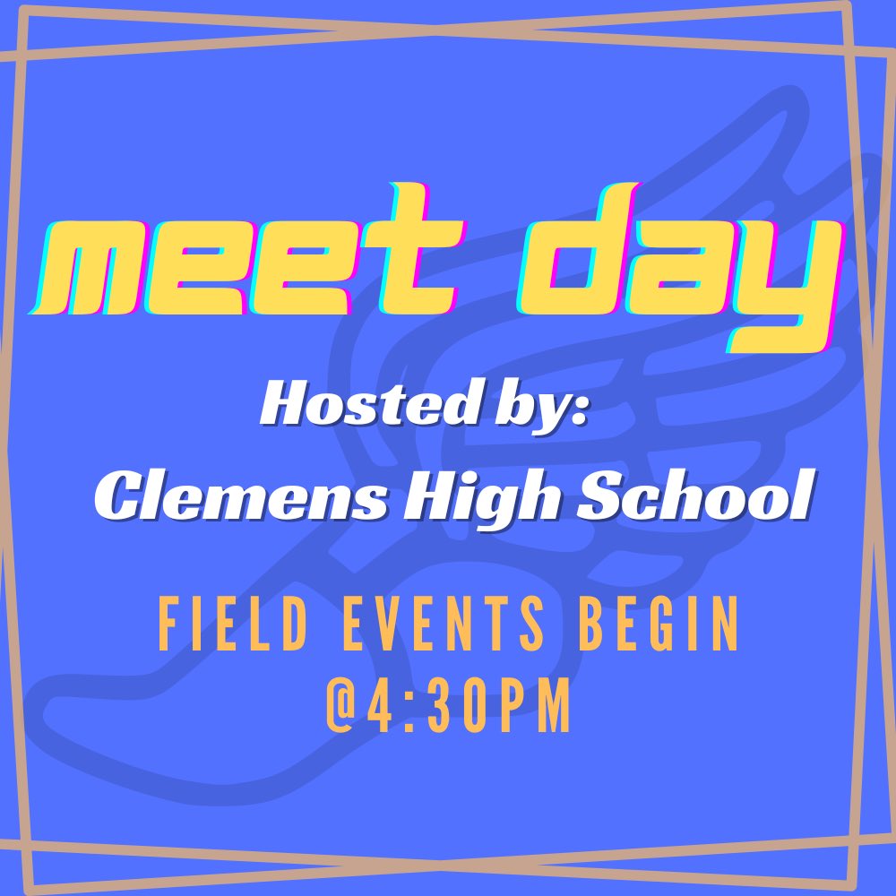 MEET DAYYYY!! Good luck today Cougars 🌤️🏃🏼‍♀️
