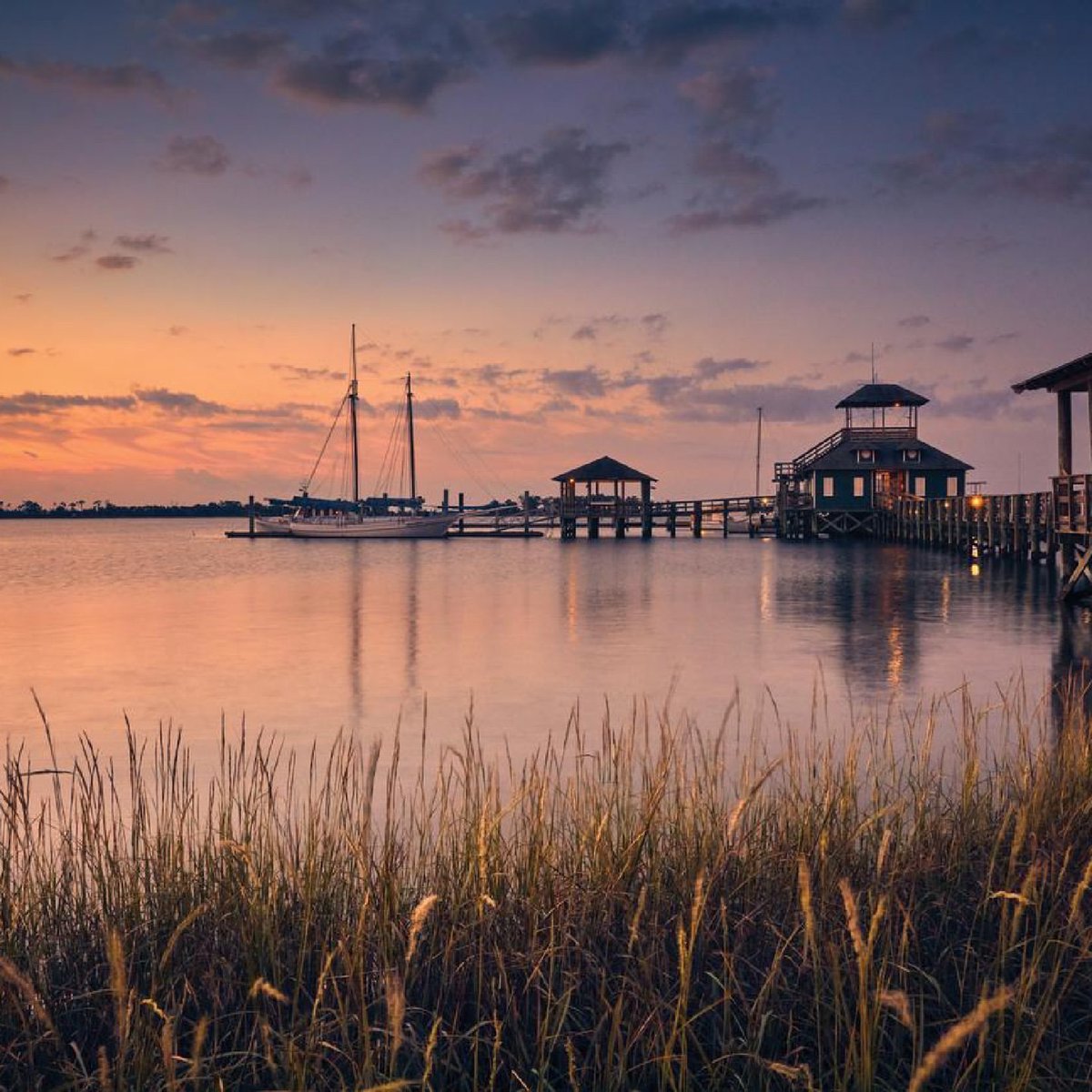 Sittin' on the Dock of the Bay at @HarrahsGC 🌅