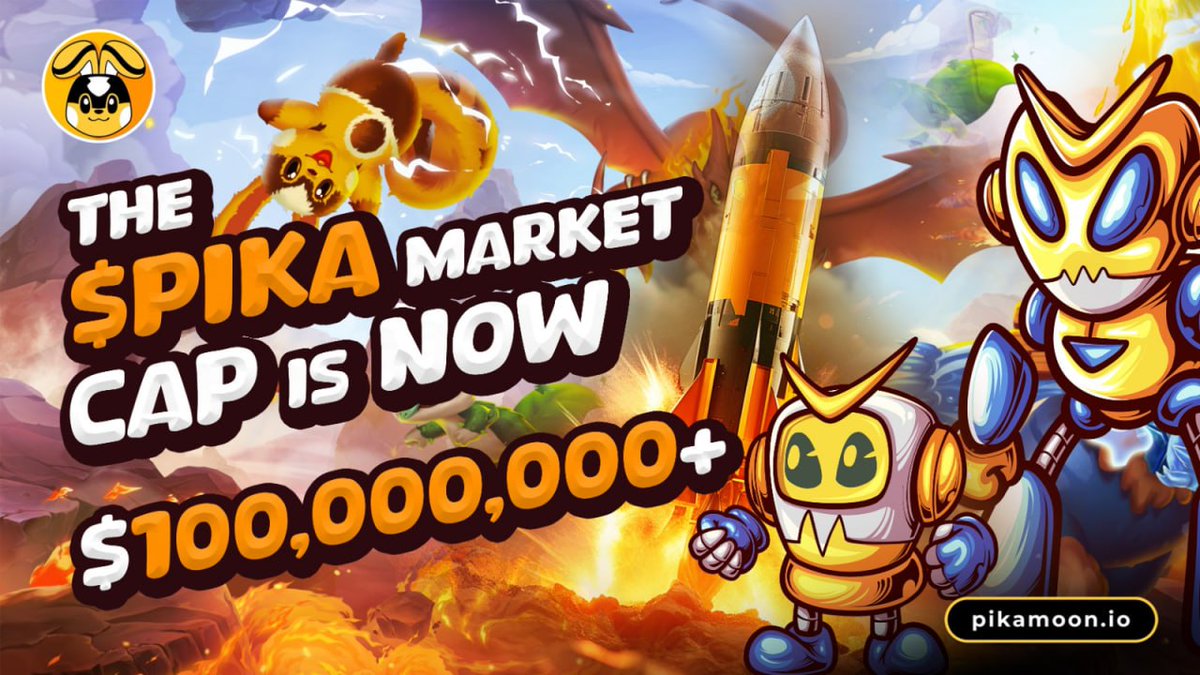 Since its launch, @PikaMoonCoin has seen significant movement in value, demonstrating considerable momentum with notable trading volume 📈 $PIKA's current market capitalisation remains comparatively smaller in relation to other projects within the space, such as Axie Infinity,…