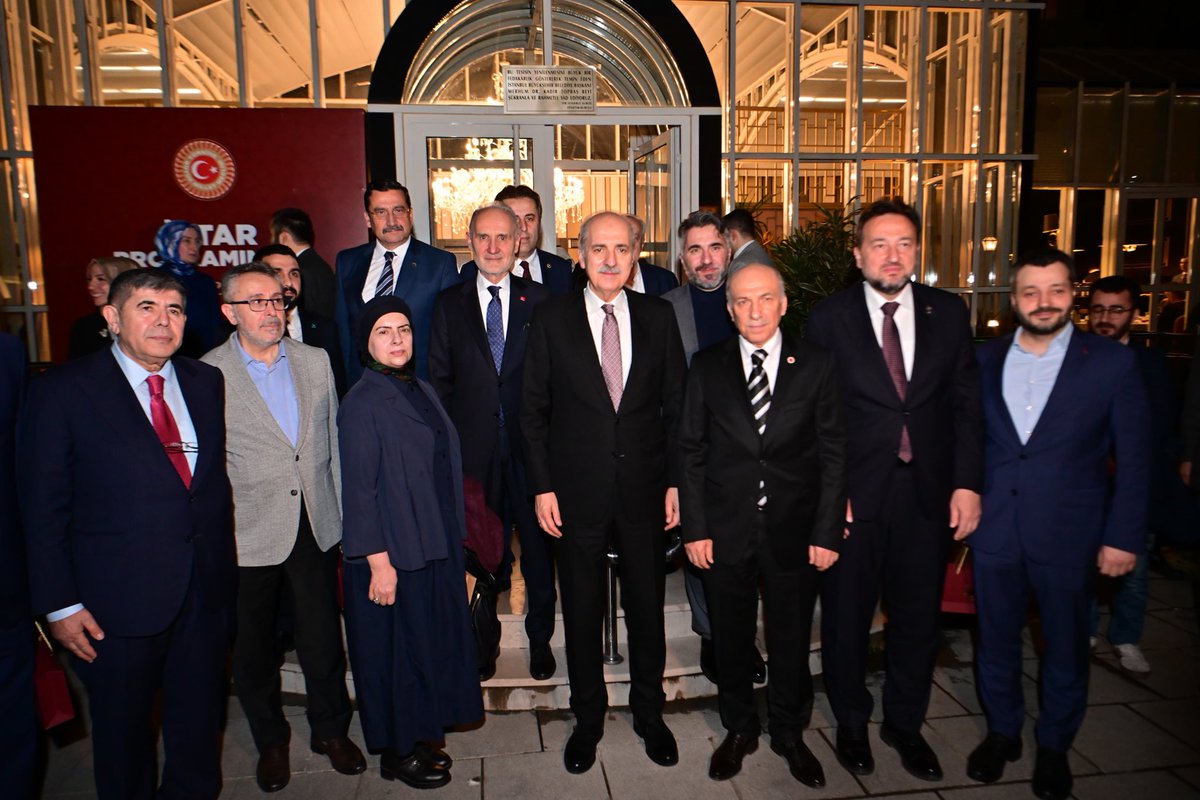 Türkiye Büyük Millet Meclisi Başkanı Sayın @NumanKurtulmus’un himayelerinde düzenlenen iftar programına katıldık. Bu güzel akşamda emeği geçen herkese ve Sayın Başkana misafirperverlikleri için teşekkür ediyorum. Allah kabul etsin.