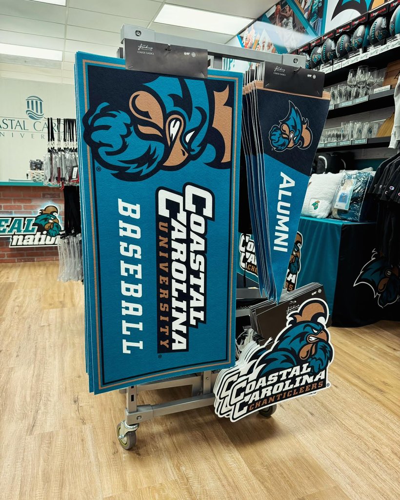 The Shop Teal Nation store in Conway called.. and they are wandering where you are at?! With Softball and Baseball traveling this weekend, be sure to swing by the #shoptealnation stores and grab your gear! #ccusoon