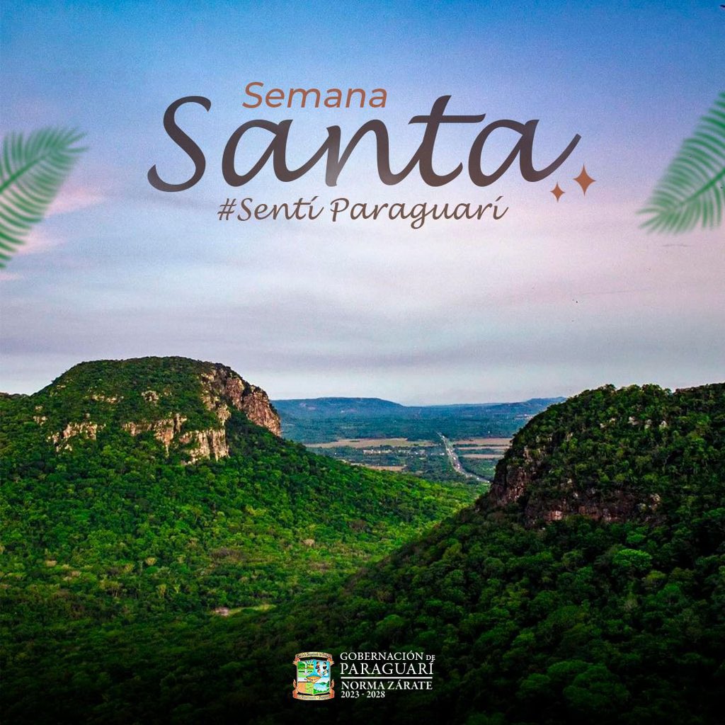 norma_zaratedm's tweet photo. ¡Sentí Paraguarí! 

Nuestro Departamento tiene una riqueza única que tenes que conocer, en esta Semana Santa Paraguarí te recibe con el calor de su gente. 

A continuación te mostramos algunas de las bellezas únicas que Paraguarí tiene para vos. 👇🏻 https://t.co/tvMGkGhxMr