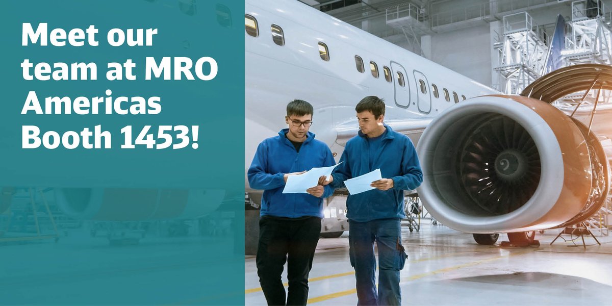 Our team will be present at MRO Americas this April 9-11 in Chicago, IL. Join us at Booth 1453 for a firsthand look at our innovative aerospace solution. Schedule an appointment at us.sm.mia.aero-americas@dbschenker.com. #AerospaceSolutions #MROAmericas2024