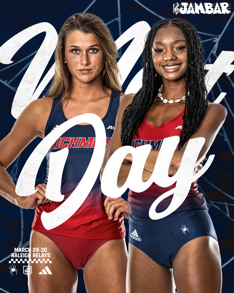 RichmondXCTF's tweet image. The Spiders are ready to take on the historic Raleigh Relays! 🕷️

🗓️: Raleigh Relays
📍: Raleigh, N.C.
🏟️: Paul Derr Track &amp;amp; Field Facility
📄: spides.us/3TyxxSU
📊: spides.us/3TURaG7

#OneRichmond | @SpiderAthletics