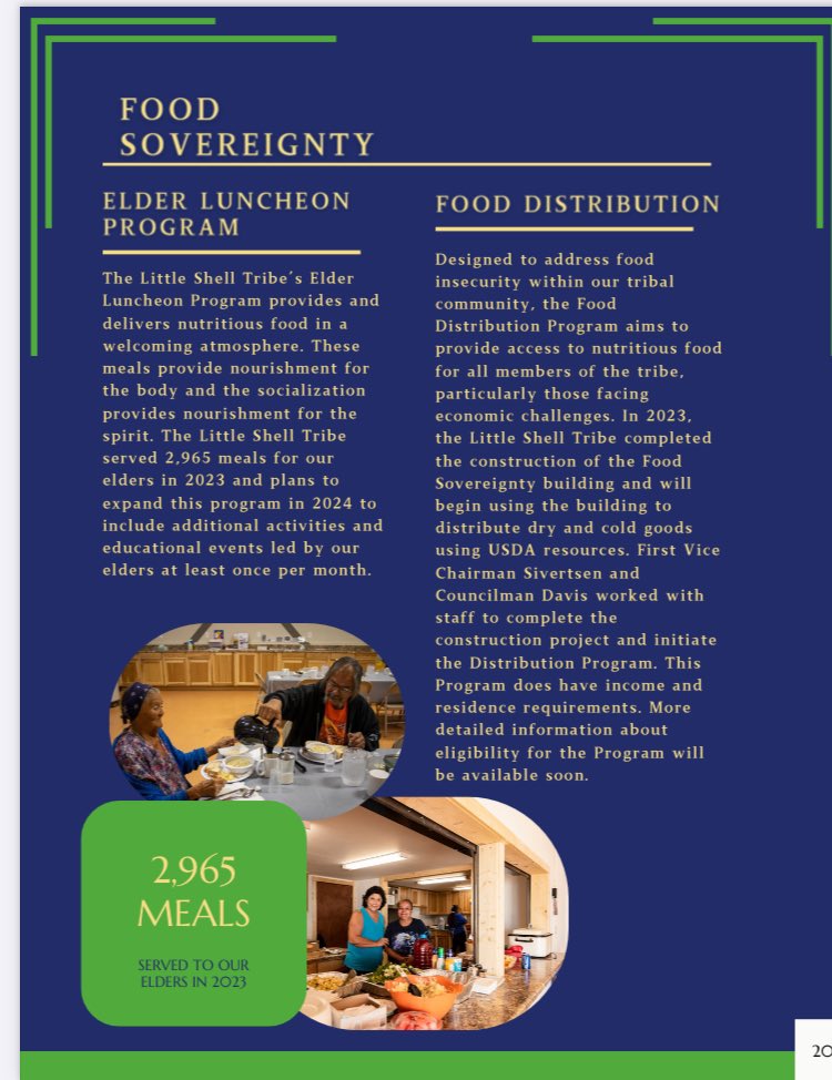 RoeCloudRolls's tweet image. #LittleShell tribe confirms commodities given under the guise of #FoodSovereignty