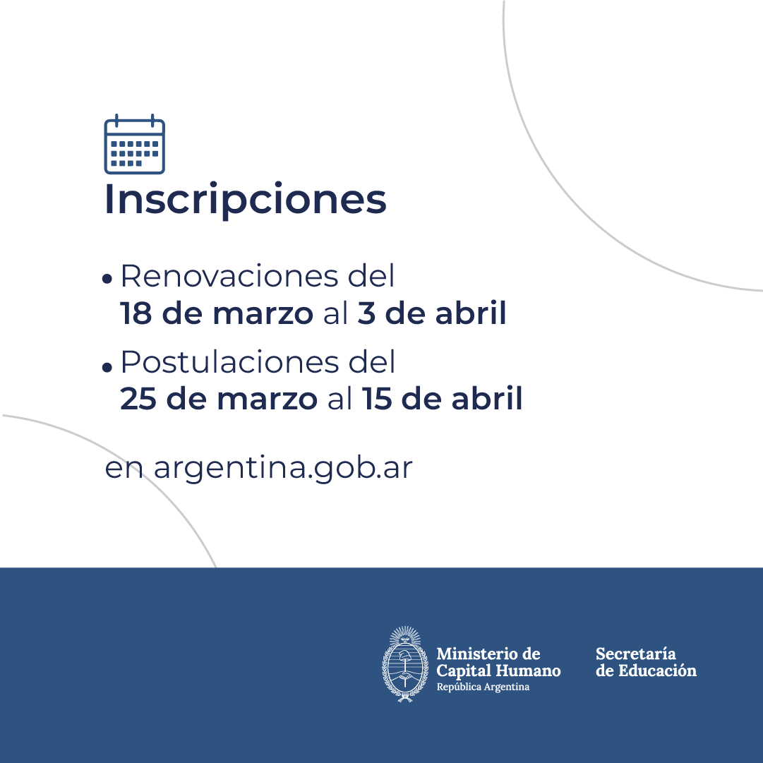 Exactas_UBA's tweet photo. 🤗¿Conocés las #Becas Estratégicas Manuel Belgrano? Es un incentivo económico para cursar carreras universitarias en disciplinas estratégicas para el desarrollo económico y productivo del país.🇦🇷

Conocé los requisitos en en: https://t.co/jG5PwyueAX https://t.co/Q5NC2gX3ym
