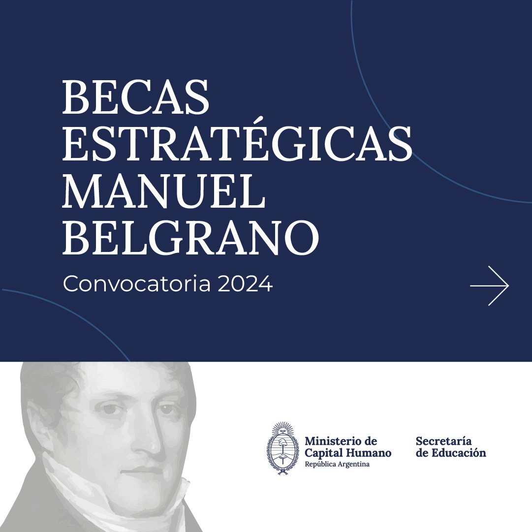 Exactas_UBA's tweet photo. 🤗¿Conocés las #Becas Estratégicas Manuel Belgrano? Es un incentivo económico para cursar carreras universitarias en disciplinas estratégicas para el desarrollo económico y productivo del país.🇦🇷

Conocé los requisitos en en: https://t.co/jG5PwyueAX https://t.co/Q5NC2gX3ym