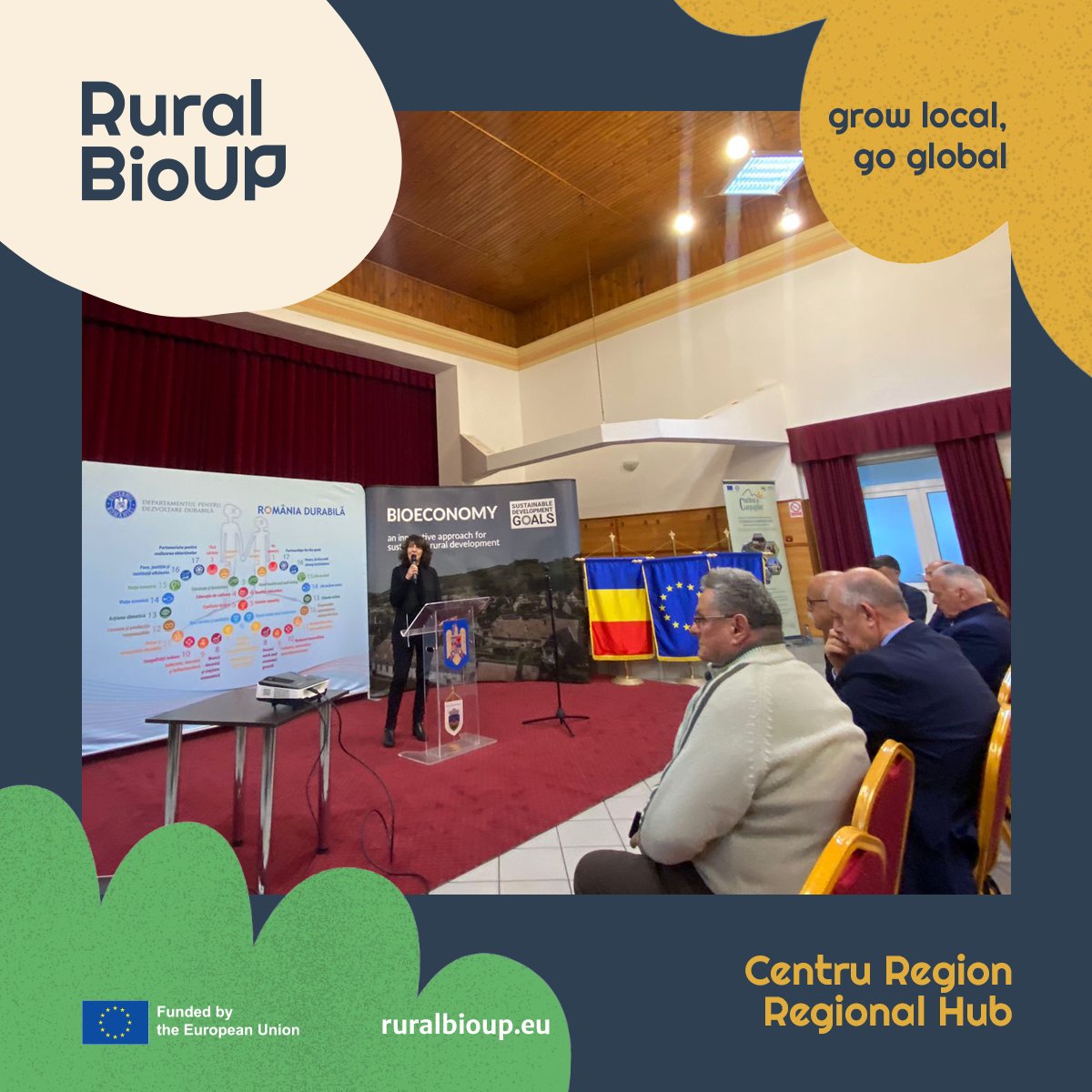 The Centru Region Regional Hub's #KOM was a success!🌟 They're executing plans in 2 #valuechains: ▫️Forestry, wood processing industry & biomass manufacturing/utilisation ▫️Valorisation of biomass from agri-waste, agroforestry & the greening of areas in the countryside.