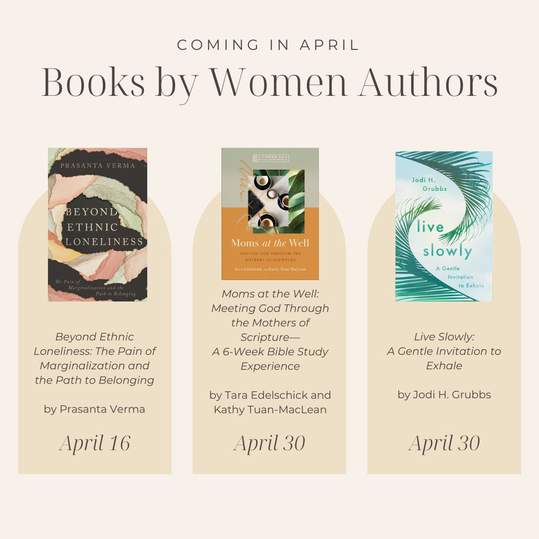 ivpress's tweet image. We have some incredible forthcoming books by women authors! 👏

Although #WomensHistoryMonth is coming to end, we can #ReadWomen all year long! Here are the upcoming books for April and May ☀️

Preorder them now at ivpress.com.