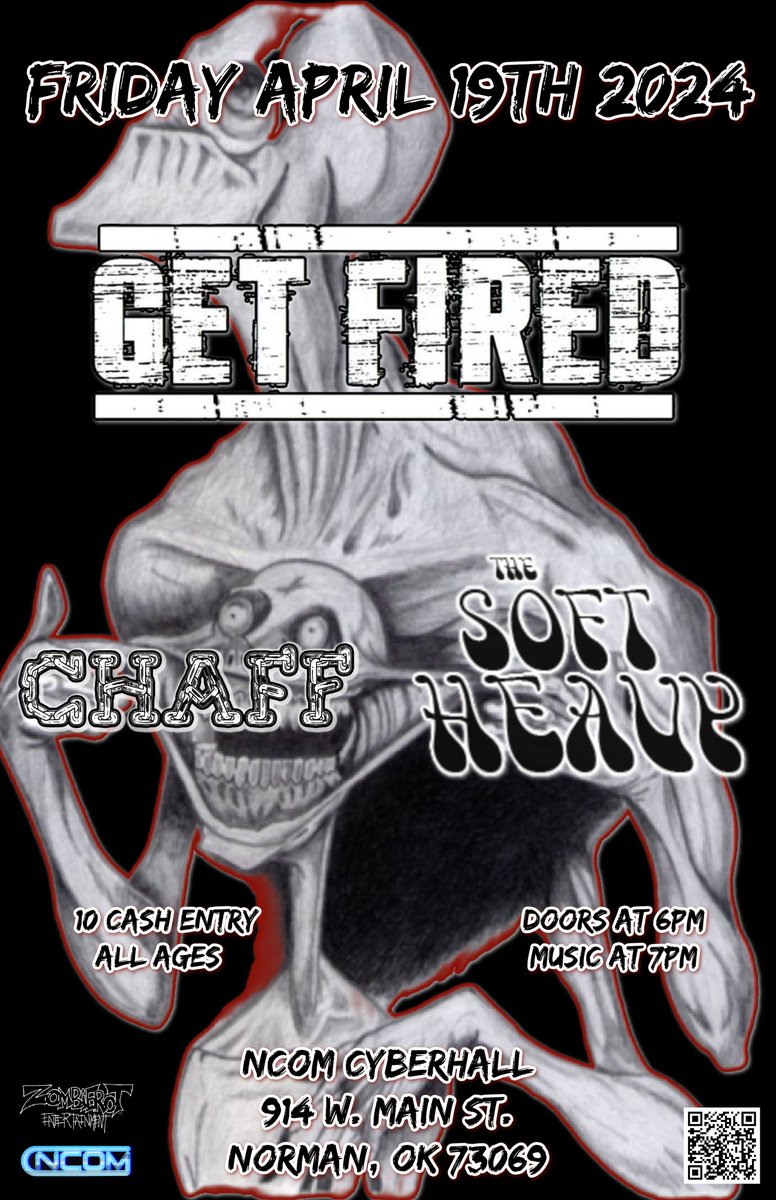 getfired405's tweet photo. Upcoming Get Fired shows in April! https://t.co/1w4mz7vXgA