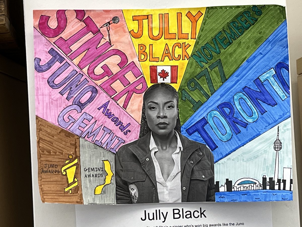 In conjunction with their African Nova Scotian Heritage Unit, students in Grade 6 Social Studies chose a significant Black Canadian to research. They presented their research as collages, allowing all students to explore and learn about these remarkable figures. #HalifaxGrammar