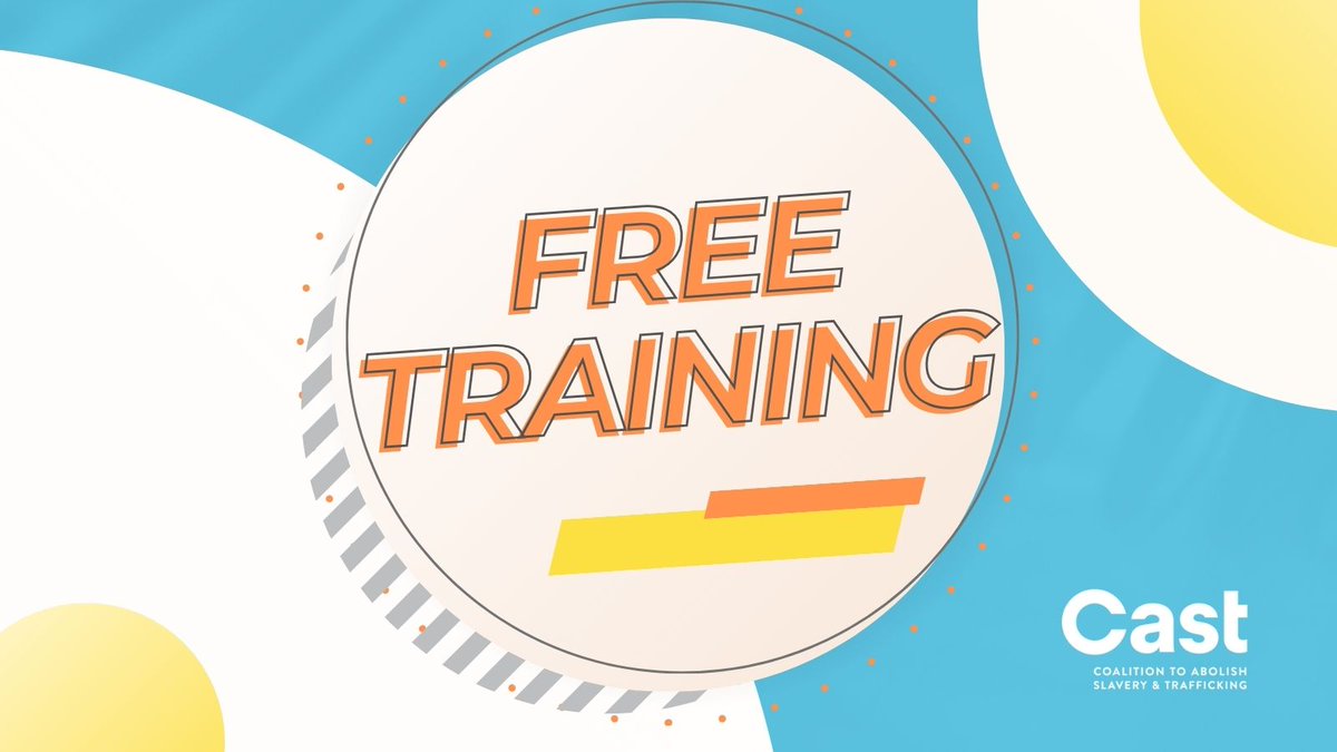 CASTLA's tweet photo. ๐ FREE TRAINING ALERT! ๐
๐TODAY FROM 1-4 pm: CRISIS CONDITIONS: ANTI-TRAFFICKING APPROACHES THAT CENTER YOUTH WITH DISABILITIES with Justice Shorter and Ali Chui.
To register, go to https://t.co/0EYR7lBArL
#YouthWithDisabilities #Zoom #HumanTrafficking #CastLA #CSEC https://t.co/LYeFxaDRXS