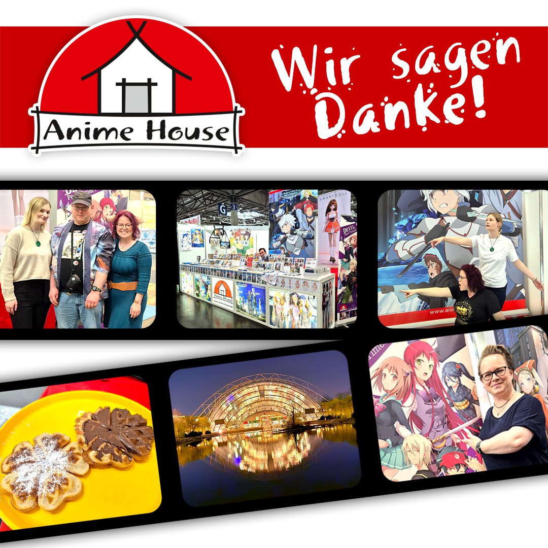 AnimeHouseDE's tweet image. , 😍Wir sagen Danke!😍

Inzwischen sind wir auch alle wieder Zuhause.🫠Es hat wieder superviel Spaß gemacht!🥰

Danke für die vielen lieben Gespräche mit Euch! 🗣️
Ein riesiges Danke an all die #Synchronsprecher, die uns besuchen kamen!😉

#mcc2024 #lbm2024 #danke #waffeln #anime