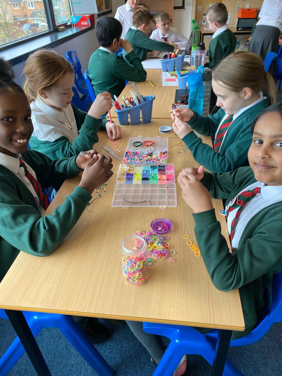 Yesterday it was all hands on deck in P5/6 to help build stock for Enterprise Day today!