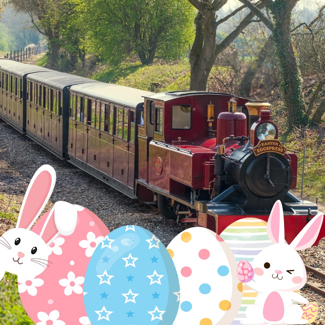 Searching for some egg-citing Easter fun this school holiday? Hop on the Easter Eggspress for a family day out! Don't miss the Children's Easter Stamp Trail with an egg-cellent reward at the end! burevalley.vticket.co.uk/section.php/14…