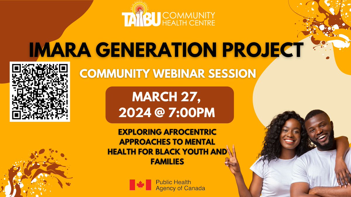The IMARA Gen. Project is committed to educating Black youth and families about mental health. Join our Community Webinar Session TODAY at 7 p.m. We'll provide an overview of the IMARA toolkit and discuss how it promotes mental well-being among the Black community. #linkinbio