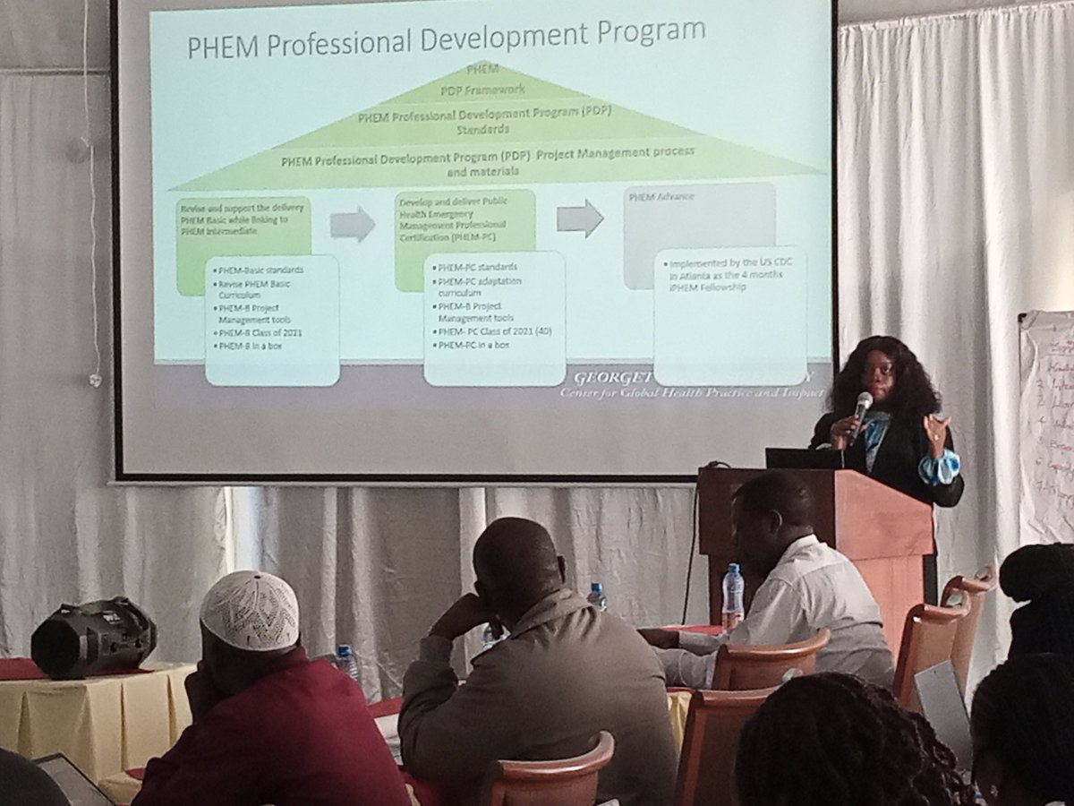 CGHPI with #Kenya MOH, US CDC, and AFENET organized PHEM-IC training to equip the PHEOC and KNPHI staff with skills required in the PHEOC during response operations at National and County levels.  

 #publichealthemergencies #publichealthtraining