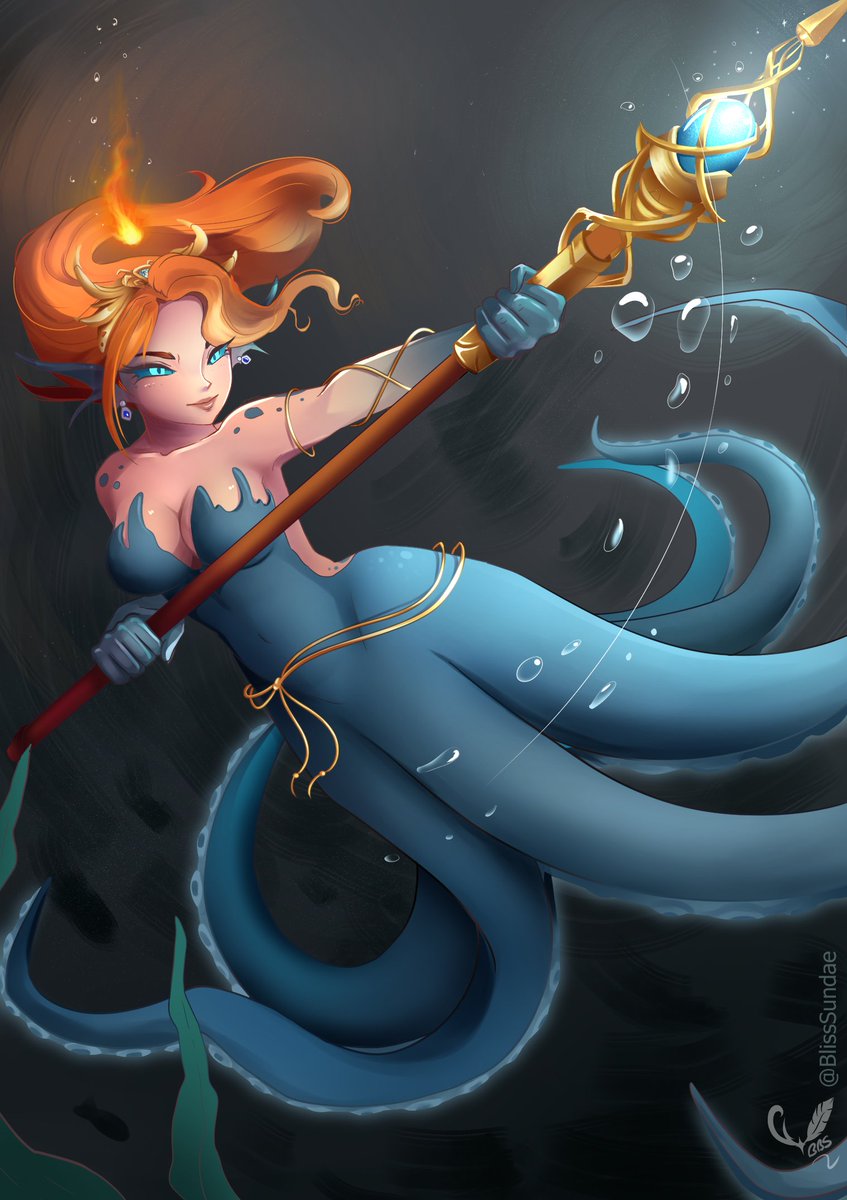 BlissSundae's tweet photo. commission for @Lilpenpusher I like this type of marine illustrations, I hope you like it!
#commissionsopen #optopus #illustrationart #elf #commissionart https://t.co/BIAuqMrK0y