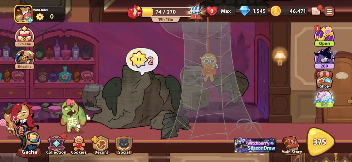 ChibiCookieRun's tweet photo. So crazy, this game is so crazy. And it’s so broken but I just can’t stop playing. Gotta save Gingerbrave! >< #cookierun https://t.co/RrYm7TvmGR