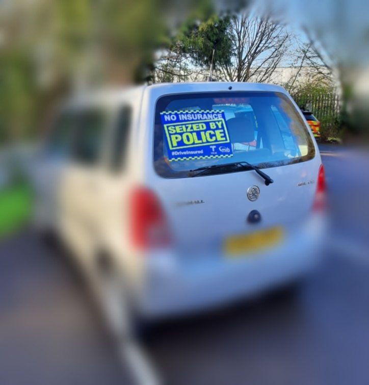 Officers on #OpToro today seized this vehicle after the driver was stopped on Westerleigh Road in Yate @ASPSouthGlos following an in car #ANPR hit for @OpTutelage. Turns out the driver was not insured & only held a provisional licence. Proactive #RoadsPolicing #OpTutelage