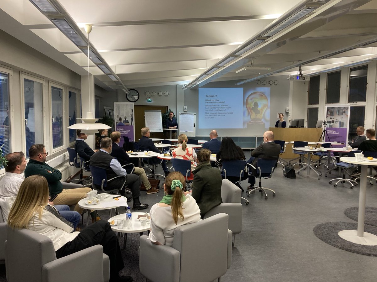 Olli Aakula (@olliaakula) on Twitter photo Innovatiivisuus aiheena <a href="/LahiTapiola_VS/">LähiTapiola Varsinais-Suomi</a> hallinnon ja johdon iltakoulussa powered by <a href="/TSEexe/">TSE exe Executive Education</a>. Virheitä salliva kulttuuri mahdollistaa #innovaatiot, eikä niiden tarvitse olla mullistavia👍 #elämänturva Innovatiivisuus aiheena <a href="/LahiTapiola_VS/">LähiTapiola Varsinais-Suomi</a> hallinnon ja johdon iltakoulussa powered by <a href="/TSEexe/">TSE exe Executive Education</a>. Virheitä salliva kulttuuri mahdollistaa #innovaatiot, eikä niiden tarvitse olla mullistavia👍 #elämänturva
