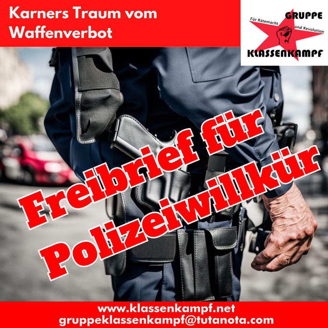 CoRePAustria's tweet photo. Karners "Waffenverbot" öffnet der Polizeiwillkür im öffentlichen Raum ist Tür und Tor, weil "begründete Anlässe" als Vorwand für Durchsuchungen von Personen reichen. #arbeiterinnenselbstverteidigung #gegenpolizeigewalt #noracialprofiling https://t.co/sqDilvvS7L