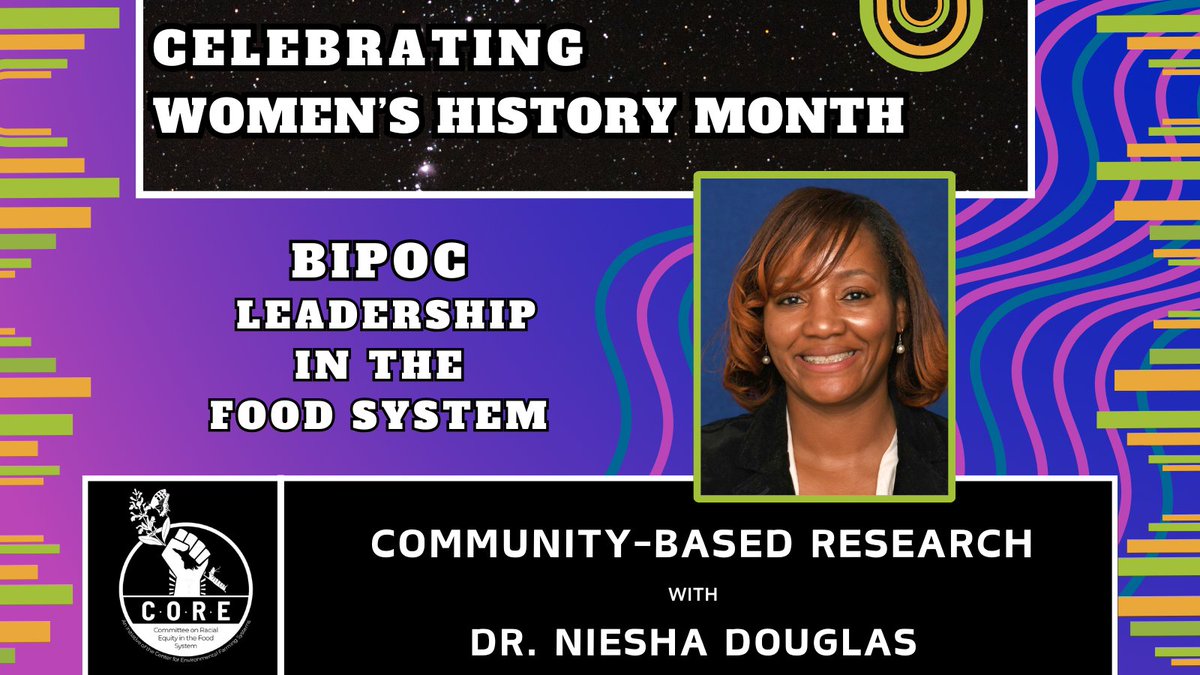 This #WomensHistoryMonth, we celebrate women like Dr. Niesha Douglas, Community-Based Researcher and Co-Author of “Everybody Eats: Communication and the Paths to Food Justice.” Read more: cefs.ncsu.edu/niesha-douglas