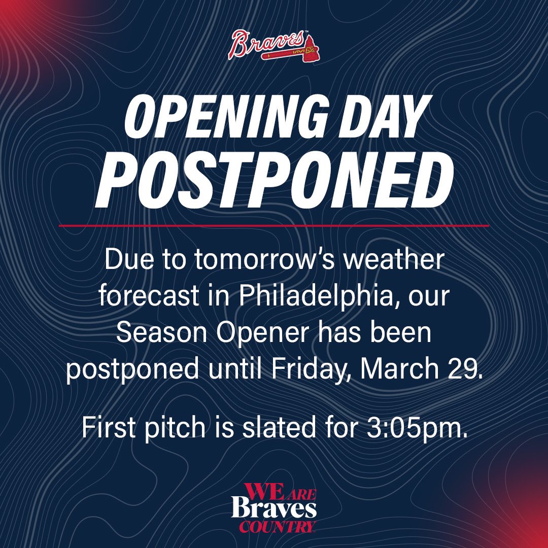 #OpeningDay Update:
