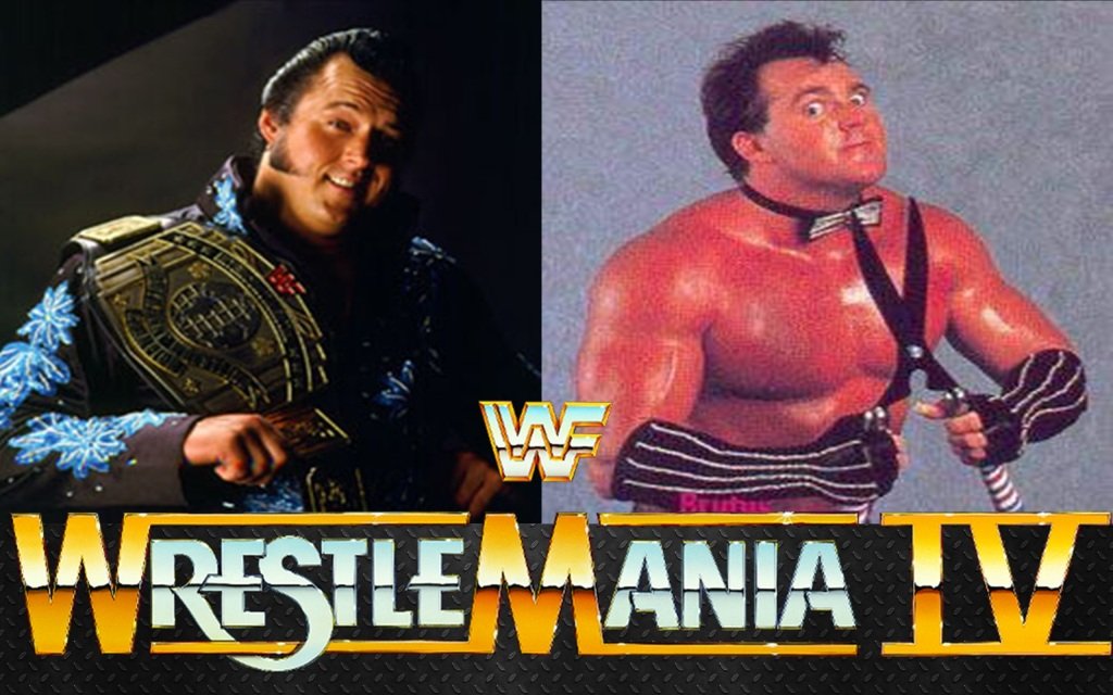 #TodayinWWEhistory March 27th 1998 WWF WRESTLEMANIA 4 INTERCONTINENTAL CHAMPIONSHIP @OfficialHTM vs @brutusbeefcake_