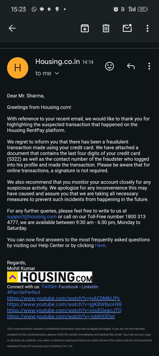 Iti1609's tweet photo. @Housing why can't you confirm to @HDFC_Bank clearly about no valid payment received. @HDFCBank_Cares remember that you are customers for other sector.Troubling customer by not resolving very clear fraud transaction #banhdfc #ConsumerRights @BandBajaateRaho @consumerforum_ https://t.co/OcqJEuErzl