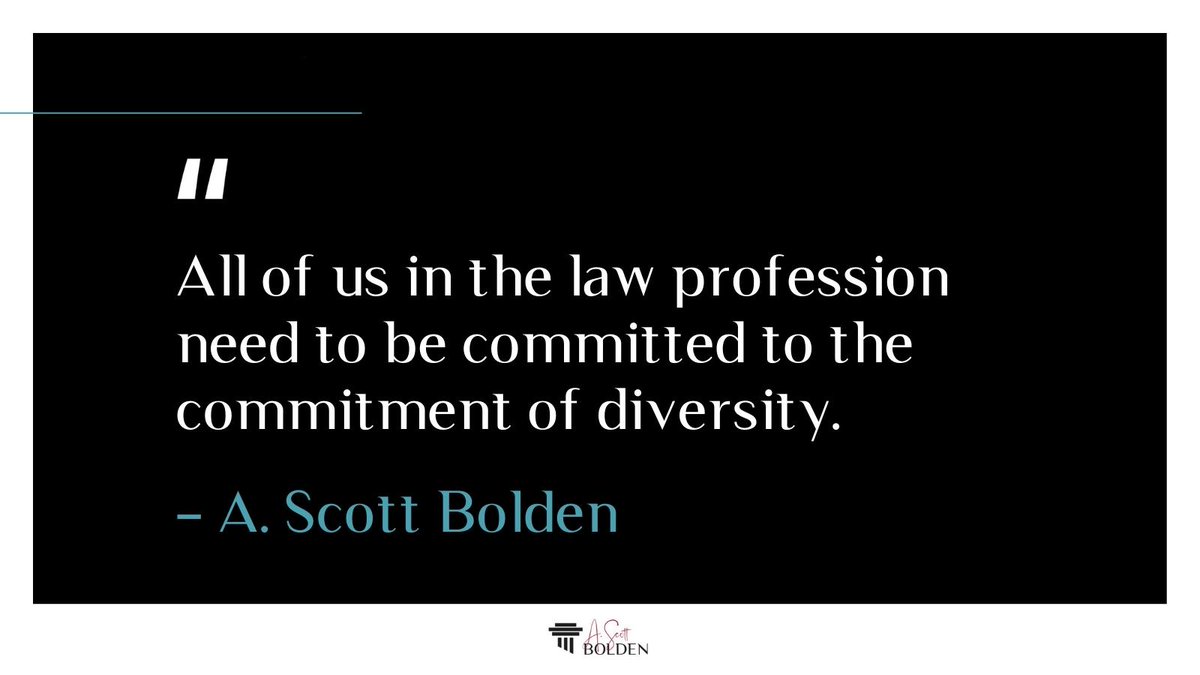 Just saying. #law #diversity #AScottBoldenAttorney