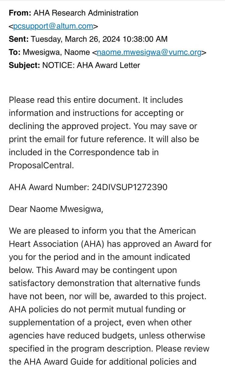 Mwesigwa Naome M.D (@naome2naome) on Twitter photo Forever grateful to <a href="/AHAScience/">AHA Science</a> for 1st research grant! Thank to my fantastic mentor <a href="/cyndyashibao1/">Cyndya Shibao</a> for the tremendous support and opportunity! @VUMCClinPharm @VUMC_Medicine Forever grateful to <a href="/AHAScience/">AHA Science</a> for 1st research grant! Thank to my fantastic mentor <a href="/cyndyashibao1/">Cyndya Shibao</a> for the tremendous support and opportunity! @VUMCClinPharm @VUMC_Medicine