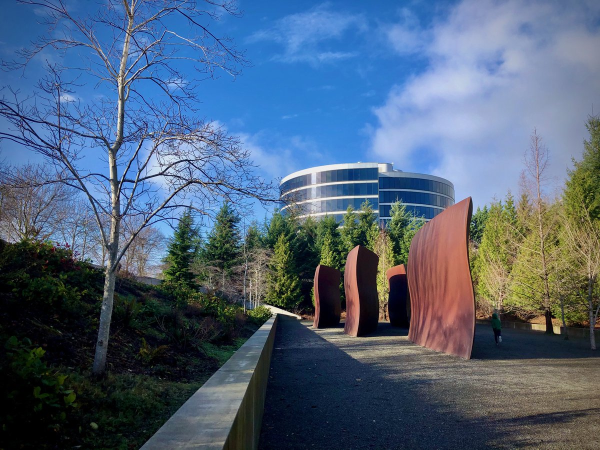 Sculptor Richard Serra left 'Wake' in his wake at Seattle's Olympic Sculpture Park, and I love it so much. RIP.