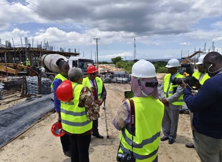 On 25th March, 2024, Prof. James Mdoe -  Deputy Permanent Secretary (MoEST) visited ARU HEET Project construction site. Prof. Mdoe commended the progress and expressed his desire for the completion of the project on time.