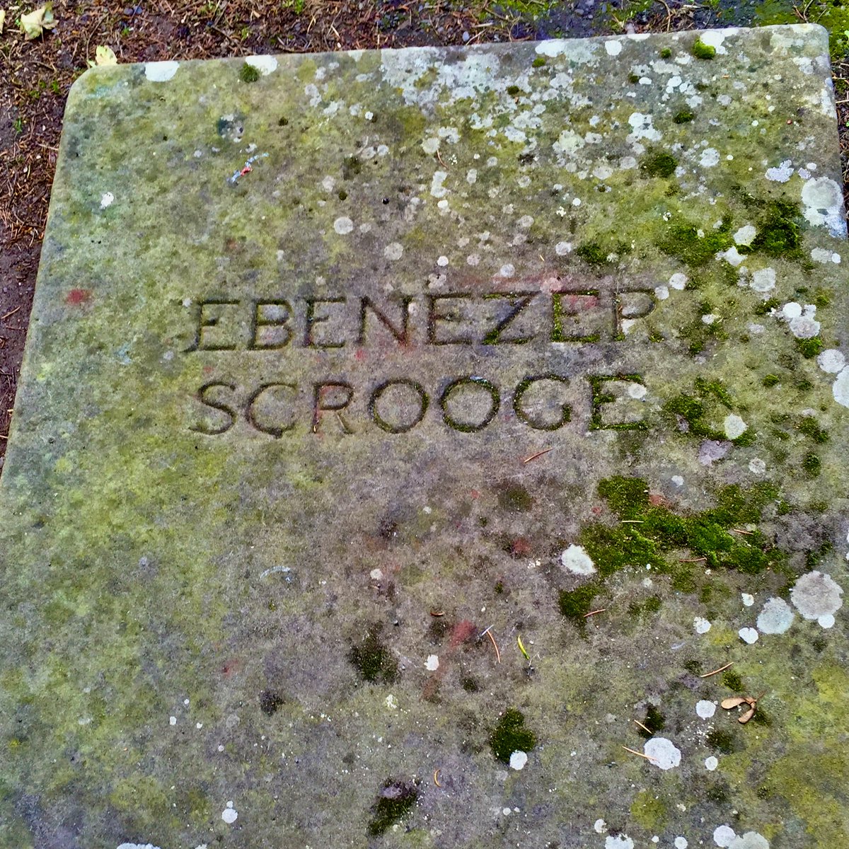 As Queen Camilla visits Shrewsbury, it is a chance to mention my favourite local novelty... the famous grave of Ebenezer Scrooge! Located at the amazing St Chad's Church in the town.