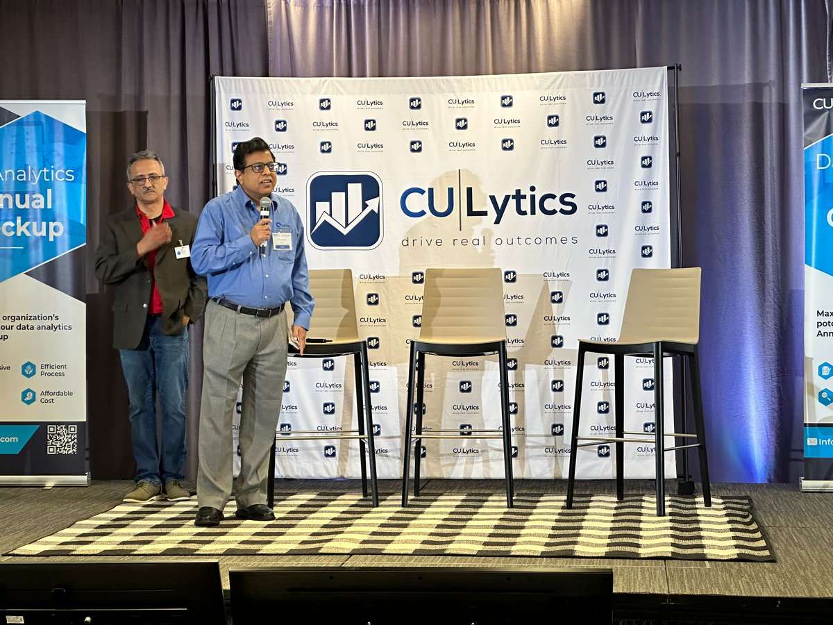 culytics's tweet photo. Just wrapped up an insightful #2024CULyticsSummit session with Sriram Natarajan, President  @quintefintech. Discussed vital AI benchmarks in finance, stressing transparency, interpretability, and fairness for customer trust and regulatory compliance (FCRA, ECOA). https://t.co/5uD8EJB0gE