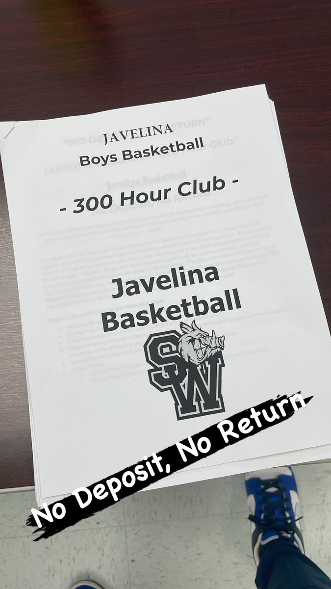 “No Deposit, No Return” Helps ALL programs. <a href="/PSJAAthletics/">PSJA Athletics Department</a> <a href="/JavelinasQbClub/">PSJA Southwest Javelinas QB Club</a>