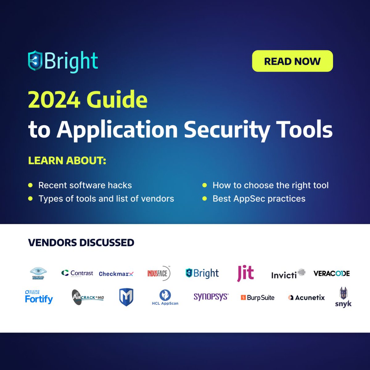 🔐 Why is A#ppSec testing non-negotiable in today's tech landscape? Uncover the importance and explore testing types in our 2024 guide. 🚀Stay ahead in securing your software development and deployment! Download now: bit.ly/3J0mFbe #applicationsecurity #dast #sast