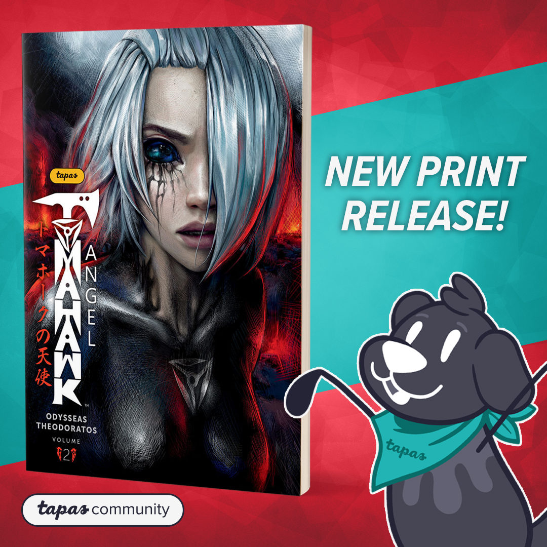 tapas_app's tweet photo. The print edition of “Tomahawk Angel” Vol 2 is finally here, created by Odysseas Theodoratos and released by @darkhorsecomics 📖 

Click the link ⬇️ to get your copy:
https://t.co/xR61S2My32 💛

Want an opportunity to win a FREE copy? 👀 Click the thread to learn more! https://t.co/uqzuY95m31